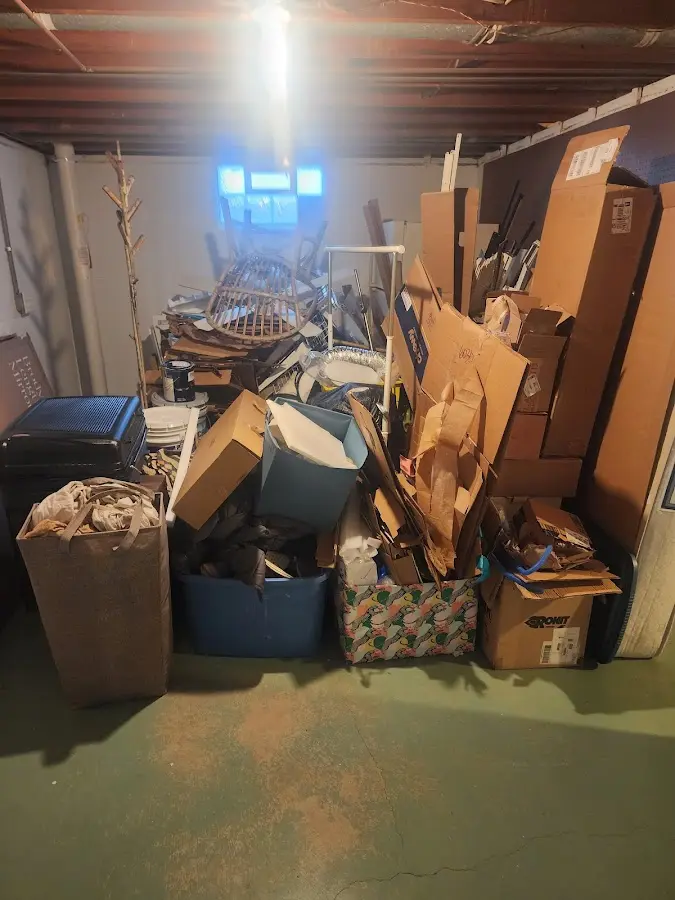 Roll-off dumpster container at job site for 20 Yard Dumpster Rental in Cerritos